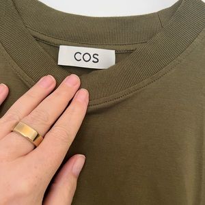 Cos khaki maxi dress